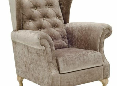 Armchair Couch Sofa TV Chair Lounge Upholstery Wing Chair Paris Lux